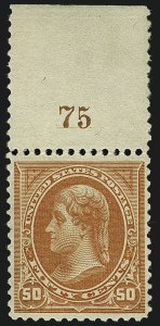 Sale 1111, Lot 173, 1894 Unwatermarked Bureau Issue (Scott 246-263)