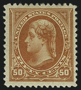Sale 1111, Lot 174, 1894 Unwatermarked Bureau Issue (Scott 246-263)