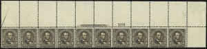 Sale 1111, Lot 186, 1895-1903 Watermarked Bureau Issues (Scott 264-284)