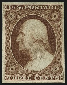 Sale 1111, Lot 19, 1851-56 Issue (Scott 5-17)