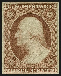 Sale 1111, Lot 20, 1851-56 Issue (Scott 5-17)