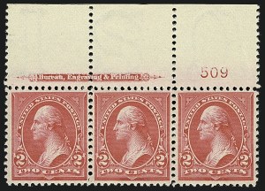 Sale 1111, Lot 200, 1895-1903 Watermarked Bureau Issues (Scott 264-284)