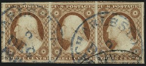 Sale 1111, Lot 21, 1851-56 Issue (Scott 5-17)