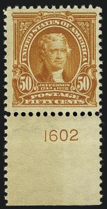 Sale 1111, Lot 230, 1902-08 Issues (Scott 300-320)