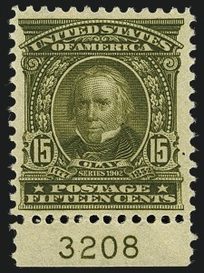 Sale 1111, Lot 242, 1902-08 Issues (Scott 300-320)