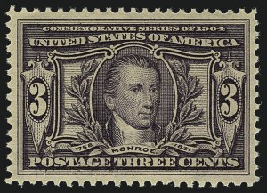 Sale 1111, Lot 260, 1904 Louisiana Purchase, 1907 Jamestown Issues (Scott 323-330)