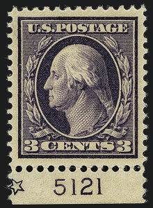 Sale 1111, Lot 268, 1908-10 Washington-Franklin Issues (Scott 331-342)