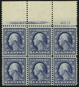 Sale 1111, Lot 274, 1908-10 Washington-Franklin Issues (Scott 331-342)