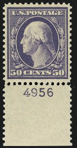 Sale 1111, Lot 283, 1908-10 Washington-Franklin Issues (Scott 331-342)