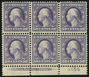 Sale 1111, Lot 284, 1908-10 Washington-Franklin Issues (Scott 331-342)
