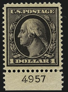 Sale 1111, Lot 286, 1908-10 Washington-Franklin Issues (Scott 331-342)