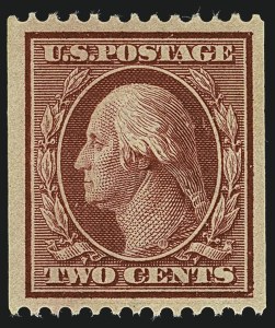 Sale Number 1111, Lot Number 297, 1908-10 Washington-Franklin Coils (Scott 348-356)