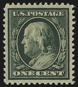Sale Number 1111, Lot Number 311, 1909 Bluish Paper Issue (Scott 357-366)