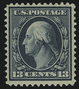Sale 1111, Lot 328, 1909 Bluish Paper Issue (Scott 357-366)
