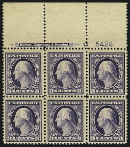 Sale 1111, Lot 341, 1909 Commem., 1910-13 Washington-Franklin Issues (Scott 367-384)