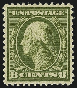 Sale Number 1111, Lot Number 349, 1909 Commem., 1910-13 Washington-Franklin Issues (Scott 367-384)
