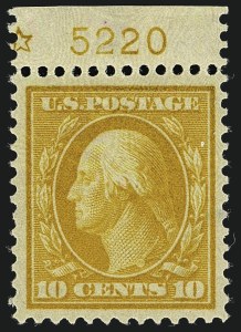 Sale Number 1111, Lot Number 351, 1909 Commem., 1910-13 Washington-Franklin Issues (Scott 367-384)