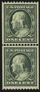 Sale 1111, Lot 360, 1910-13 Washington-Franklin Coils (Scott 385-396)