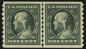 Sale 1111, Lot 367, 1910-13 Washington-Franklin Coils (Scott 385-396)