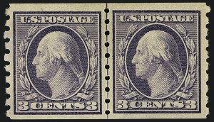 Sale 1111, Lot 371, 1910-13 Washington-Franklin Coils (Scott 385-396)