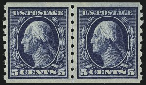 Sale 1111, Lot 373, 1910-13 Washington-Franklin Coils (Scott 385-396)