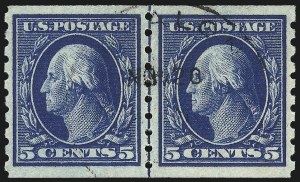 Sale 1111, Lot 375, 1910-13 Washington-Franklin Coils (Scott 385-396)