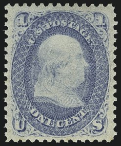 Sale 1111, Lot 38, 1861-66 Issue (Scott 56-78)