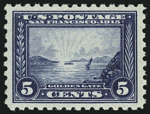 Sale Number 1111, Lot Number 396, 1913-15 Panama-Pacific Issue (Scott 397-404)