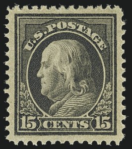 Sale 1111, Lot 414, 1912-14 Washington-Franklin Issue (Scott 405-423)