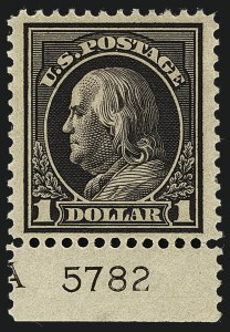 Sale 1111, Lot 424, 1912-14 Washington-Franklin Issue (Scott 405-423)