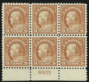 Sale 1111, Lot 440, 1913-15 Washington-Franklin Issues (Scott 424-440)
