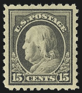 Sale 1111, Lot 446, 1913-15 Washington-Franklin Issues (Scott 424-440)