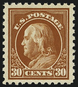 Sale Number 1111, Lot Number 452, 1913-15 Washington-Franklin Issues (Scott 424-440) Sale Number 1111, Lot Number 452, 1913-15 Washington-Franklin Issues (Scott 424-440)