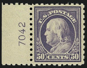 Sale Number 1111, Lot Number 455, 1913-15 Washington-Franklin Issues (Scott 424-440)