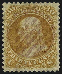 Sale 1111, Lot 46, 1861-66 Issue (Scott 56-78)