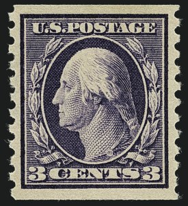 Sale 1111, Lot 466, 1913-15 Washington-Franklin Issues, Cont. (Scott 441-448)