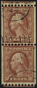 Sale 1111, Lot 476, 1913-15 Washington-Franklin Issues, Cont. (Scott 449-461)