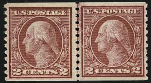 Sale 1111, Lot 479, 1913-15 Washington-Franklin Issues, Cont. (Scott 449-461)