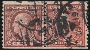 Sale 1111, Lot 484, 1913-15 Washington-Franklin Issues, Cont. (Scott 449-461)