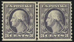 Sale 1111, Lot 486, 1913-15 Washington-Franklin Issues, Cont. (Scott 449-461)
