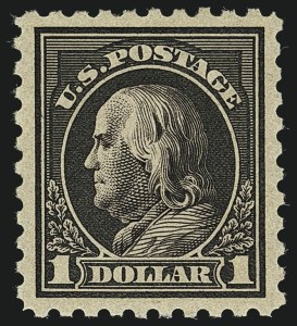 Sale 1111, Lot 504, 1913-15 Washington-Franklin Issues, Cont. (Scott 449-461)