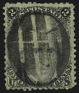 Sale 1111, Lot 53, 1867-68 Grilled Issue and 1875 Re-Issue (Scott 79-111)