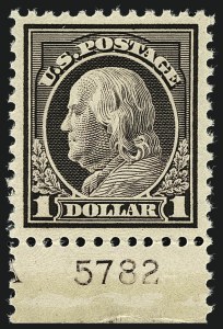 Sale Number 1111, Lot Number 581, 1917-19 Issues, Cont. (Scott 506-524) Sale Number 1111, Lot Number 581, 1917-19 Issues, Cont. (Scott 506-524)