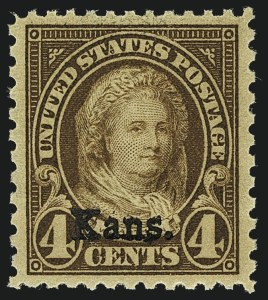 Sale 1111, Lot 670, 1929 Kansas-Nebraska Issue (Scott 658-679)