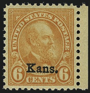Sale Number 1111, Lot Number 671, 1929 Kansas-Nebraska Issue (Scott 658-679)