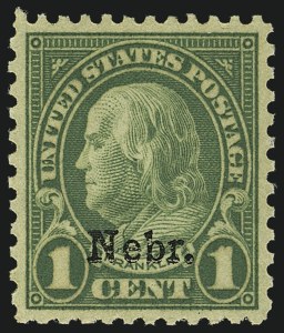 Sale 1111, Lot 679, 1929 Kansas-Nebraska Issue (Scott 658-679)