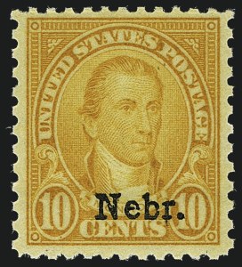 Sale 1111, Lot 693, 1929 Kansas-Nebraska Issue (Scott 658-679)