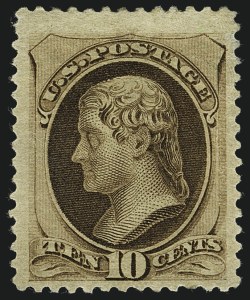 Sale 1111, Lot 94, 1870-88 Bank Note Co. Issues (Scott 134-218)