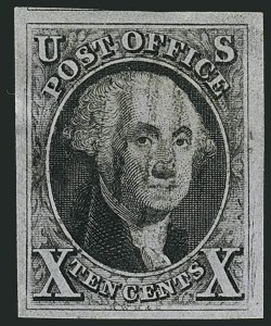 Sale 1115, Lot 2040, 10c 1847 Issue, Off-Cover (Scott 2)