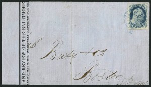 Sale 1115, Lot 2066, 1c 1851-56 Issue (Scott 6-8)